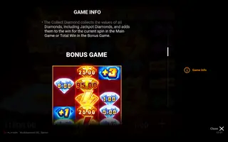 Multidiamond XXL: Spins+ – Game rules