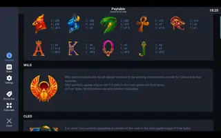 Chosen By The Gods – Paytable