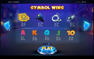 Reel Heist – Paytable
