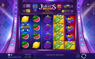 Joker’s Million – Base game