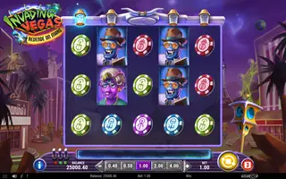 Invading Vegas Revenge on Mars – Winning spin