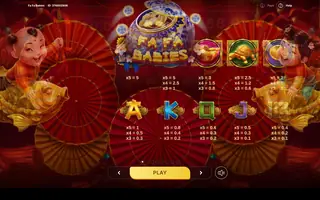 Fa Fa Babies – Paytable