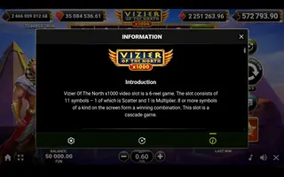 Vizier Of The North x1000 – Game rules