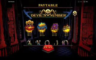Devil’s Number – Paytable
