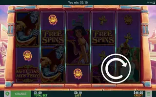 Egyptian Mystery – Winning spin