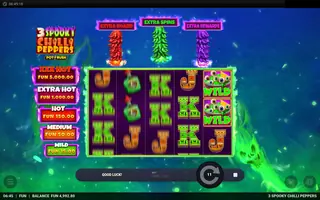 3 Spooky Chilli Peppers – Feature in play