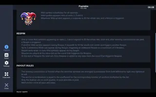 Pyro Joker – Paytable