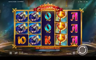 Legendary Excalibur – Feature in play