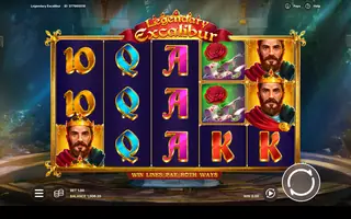 Legendary Excalibur – Feature in play