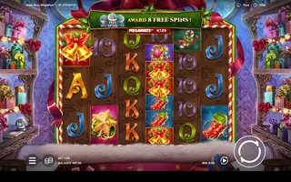 Jingle Ways Megaways – Feature in play