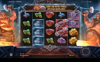 Hammer Gods – Feature in play