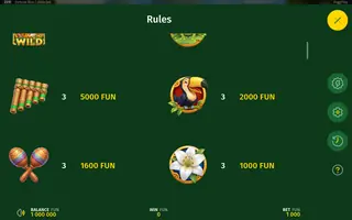 Fortune Rico – Paytable