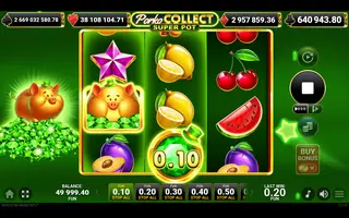 Porko Collect Super Pot – Feature in play