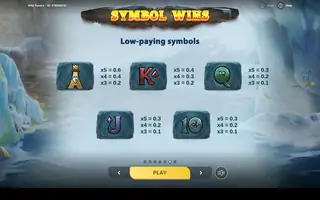 Wild Tundra – Paytable