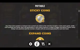 Spooky Coin: Hold The Spin – Paytable