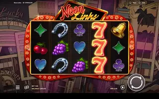 Neon Links – Feature in play