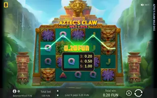 Aztec’s Claw Wild Dice – Winning spin
