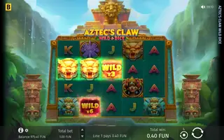 Aztec’s Claw Wild Dice – Winning spin