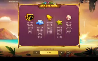 Tiki Fruits: Totem Frenzy – Paytable