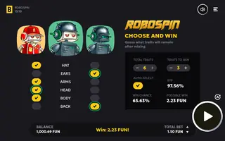 Robospin – Winning spin