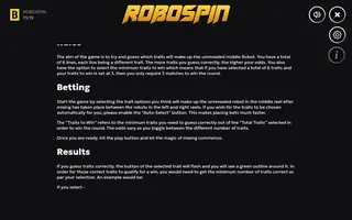 Robospin – Game rules