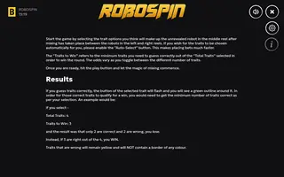 Robospin – Game rules