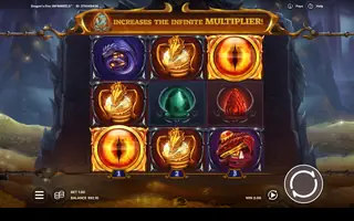 Dragon’s Fire Infinireels – Feature in play