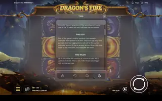 Dragon’s Fire Infinireels – Game rules