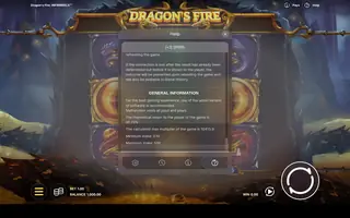 Dragon’s Fire Infinireels – Game rules