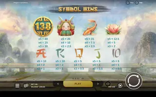Dragon’s Luck Deluxe – Paytable