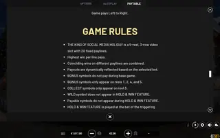 The King of Social Media Holiday – Game rules