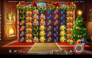 Jingle Bells Power Reels – Feature in play