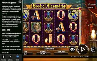 Book of Alexandria – Game rules