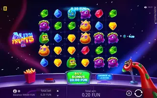 Alien Fruits 2 – Winning spin