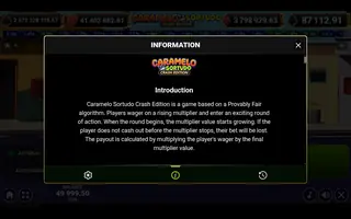 Caramelo Sortudo – Crash Edition – Game rules