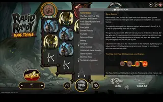 Rabid Randy Dark Trails – Game rules