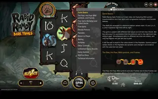 Rabid Randy Dark Trails – Game rules