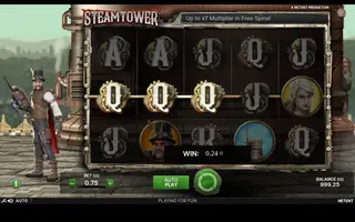 Steam Tower – Winning spin