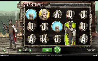 Steam Tower – Feature in play