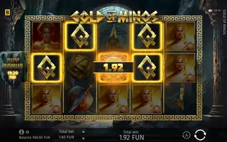 Gold of Minos – Winning spin