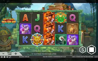 Luke E. Chance and the Inca Sun God – Feature in play