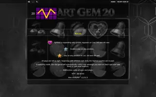 Heart Gem 20 – Game rules
