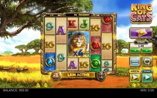 King of Cats – Feature in play