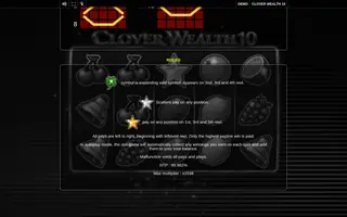 Clover Wealth 10 – Game rules