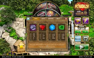Bonanza More Gold – Paytable