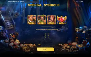 Robin Hood’s Wild Forest – Paytable