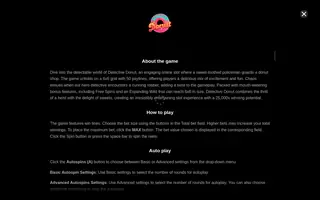 Detective Donut – Game rules