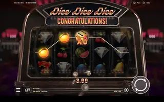 Dice Dice Dice – Winning spin