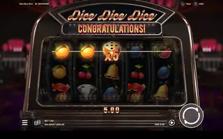 Dice Dice Dice – Winning spin