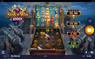 Sink n’ Win 1000x – Base game